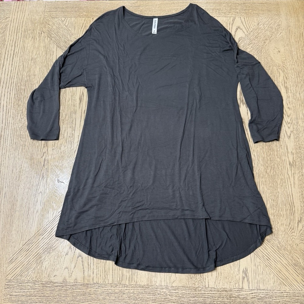 Zeana‎ Premium Medium Black Long Sleeve Top